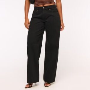 Abercrombie Curve Love Low Rise Ultra Loose Jean